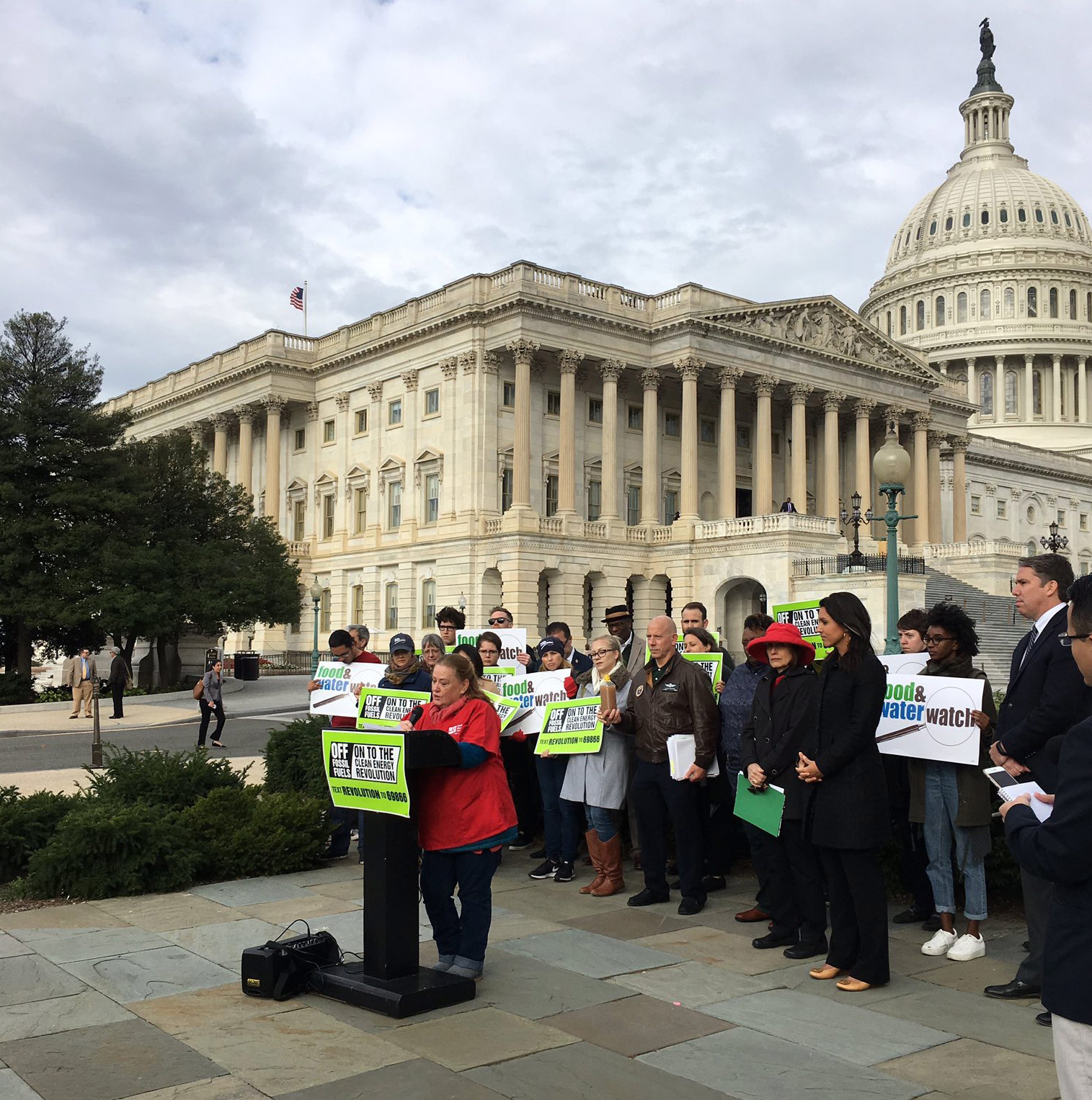 D.C. RN Rita Collins speaks at OFF Act Press conference