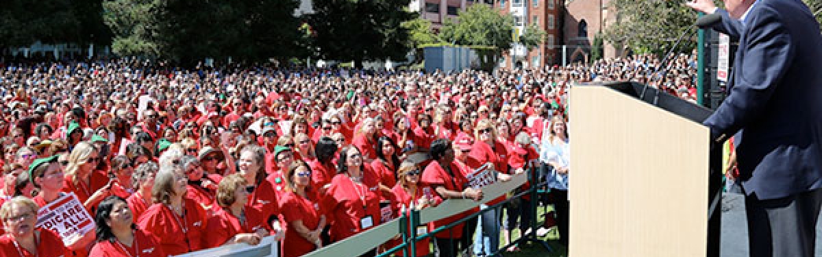 Watch: Sanders Addresses Nurses' Convention