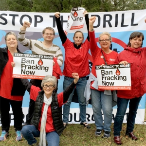 RNs at Ban-Fracking and Off-Shore Drilling rally