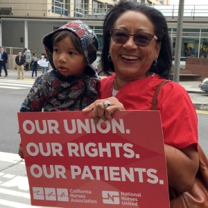  UCSF RN shows solidarity and strength