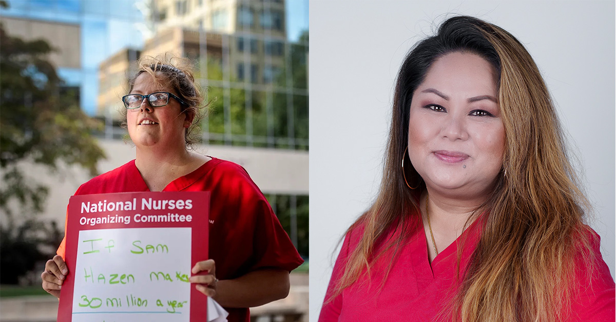 Kerri Wilson, RN and Michelle Gutierrez Vo, RN