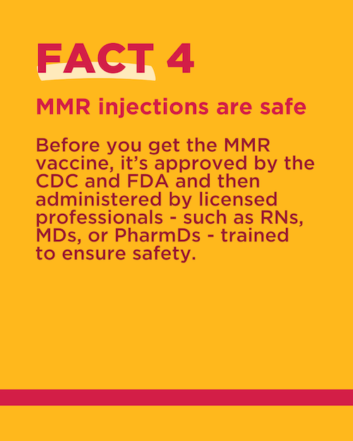 Fact 4: MMR injections are safe