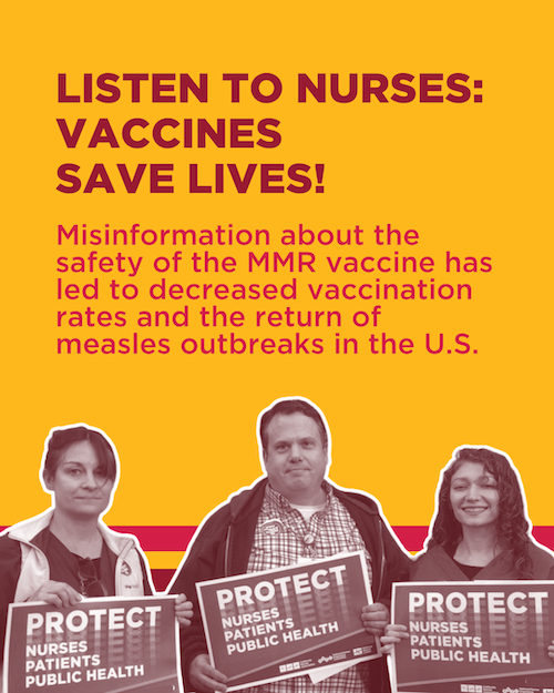 Listen to nurses: Vaccines save lives!