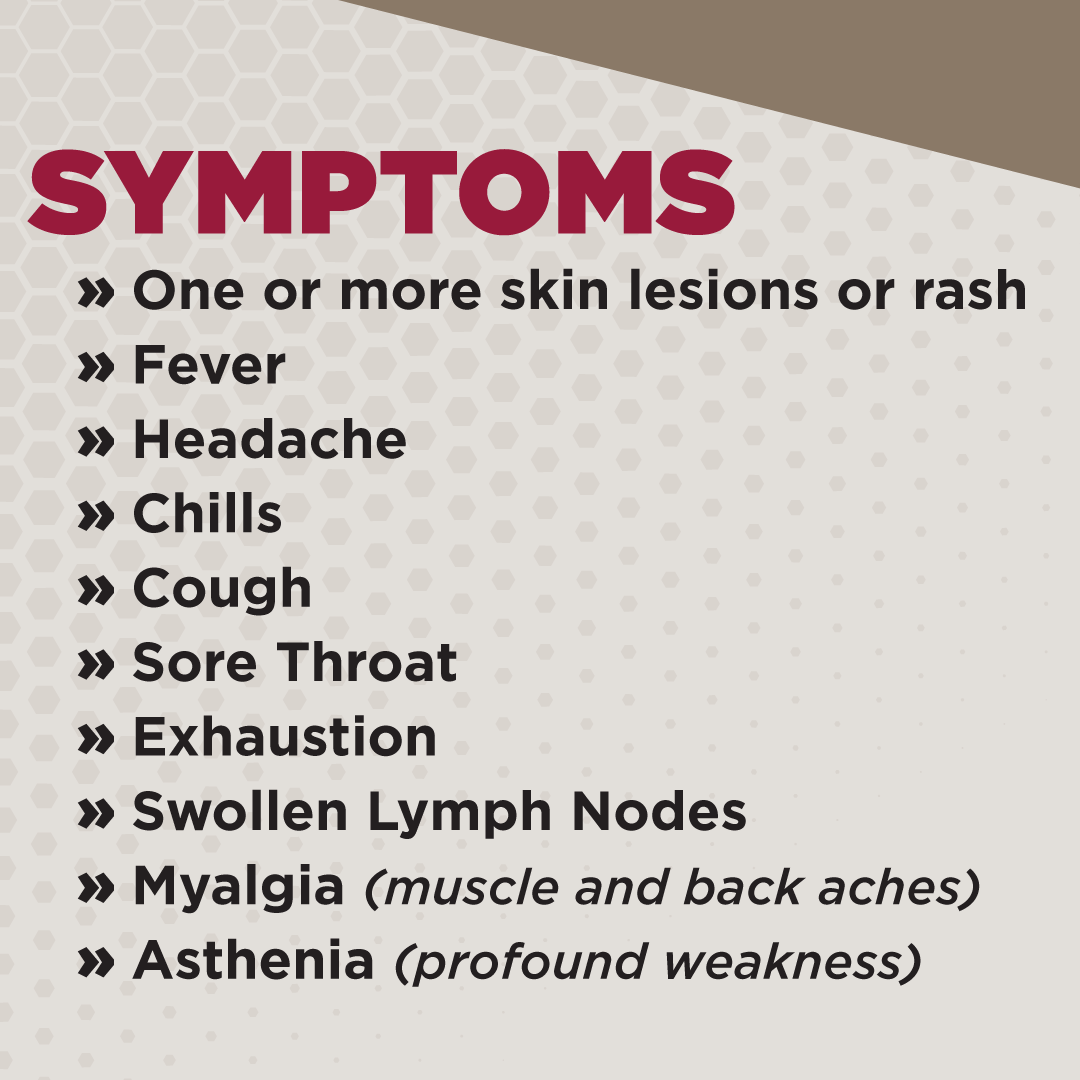 Graphic: monkeypox symptoms
