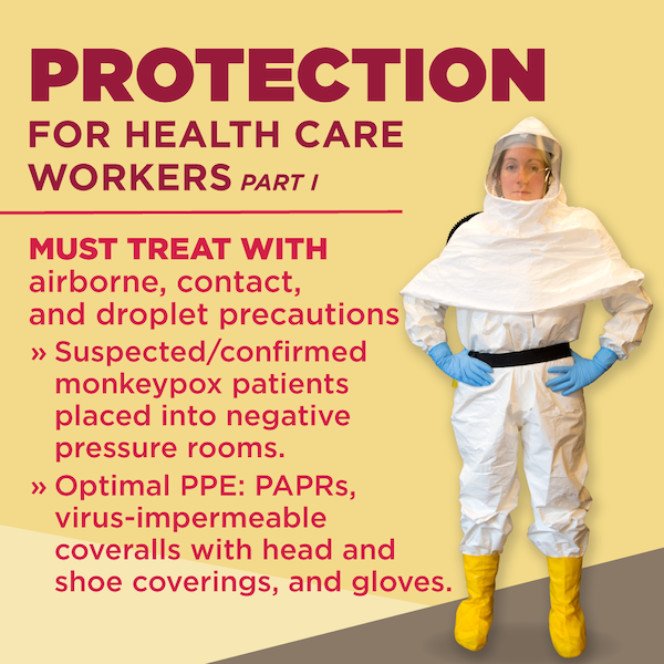 Graphic "Protection for health care workers"