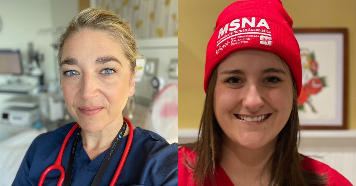 Erin Oberson, RN  and Meg Sinclair, RN