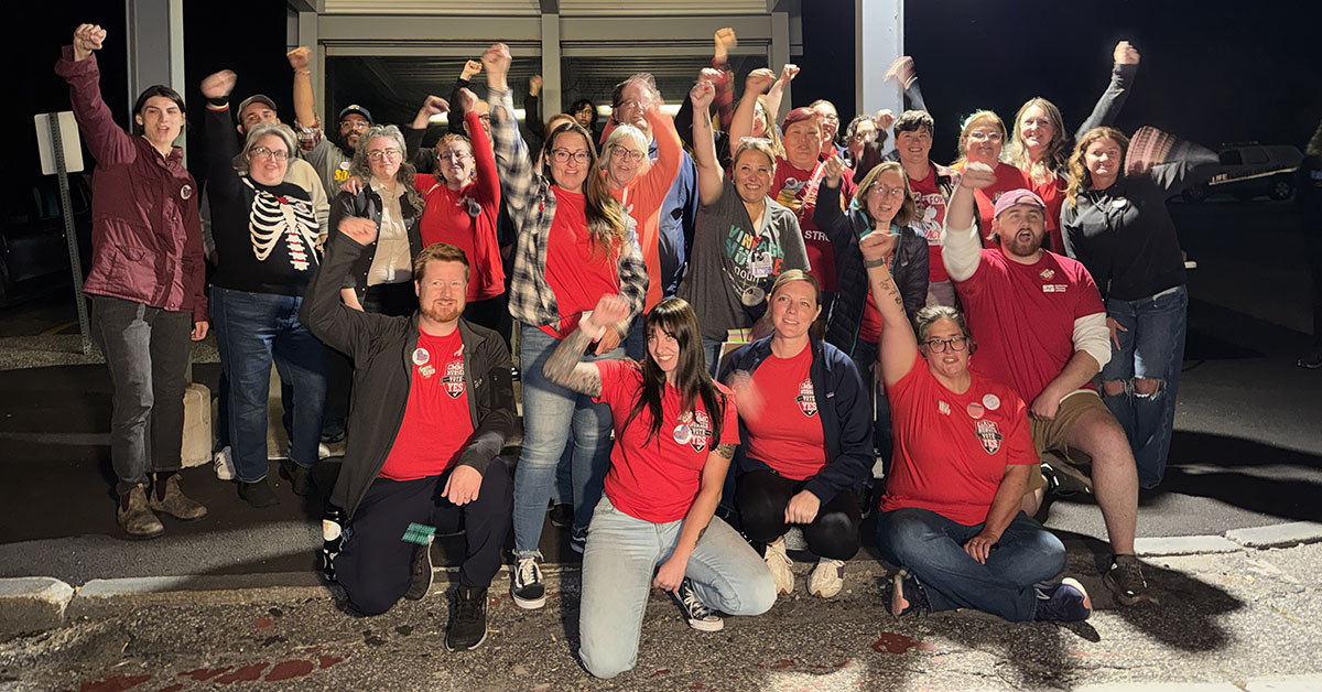 CMMC nurses celebrate winning their union!