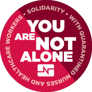 You are not alone quarantine sticker