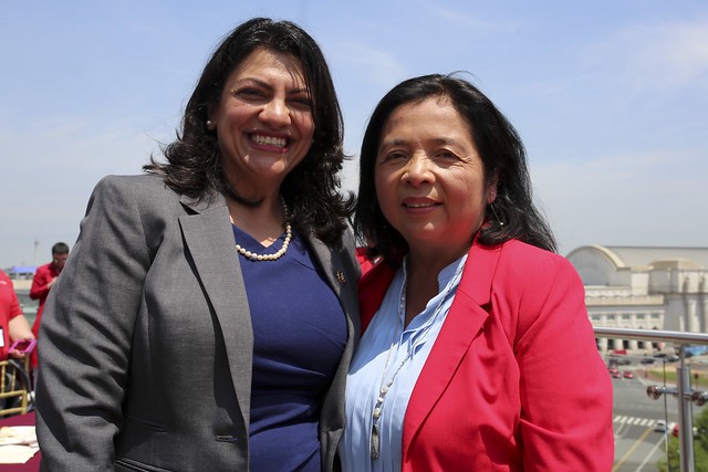 Representative Rashida Tlaib stood with nurses in D.C., as we championed bills to protect RNs and patients.