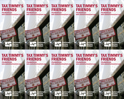 Tax Timmy stickers