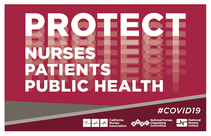 Sign " Protect Nurses, Patients, Public Health