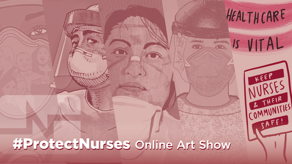 Protect Nurses Online Artshow graphic