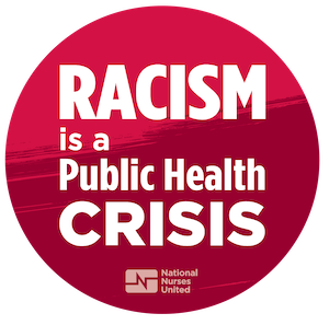 Sticker "Racism Is a Public Health Crisis"