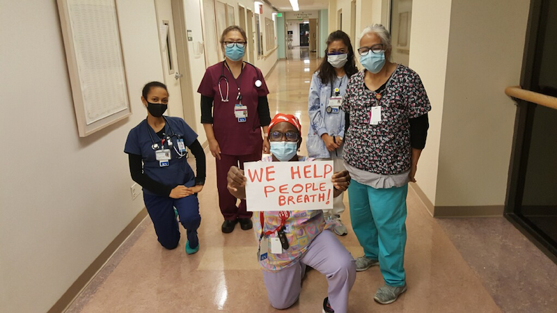 Nurses in hospital