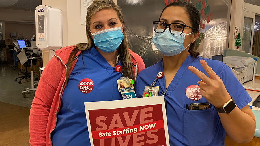 UC San Diego Nurses demand safe staffing to save lives | National Nurses  United