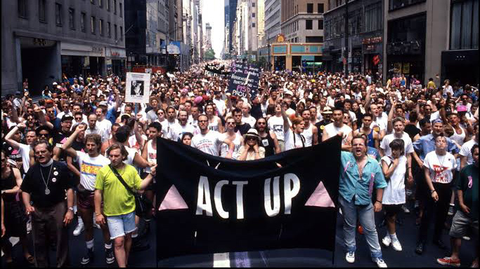ACT UP march in New York City