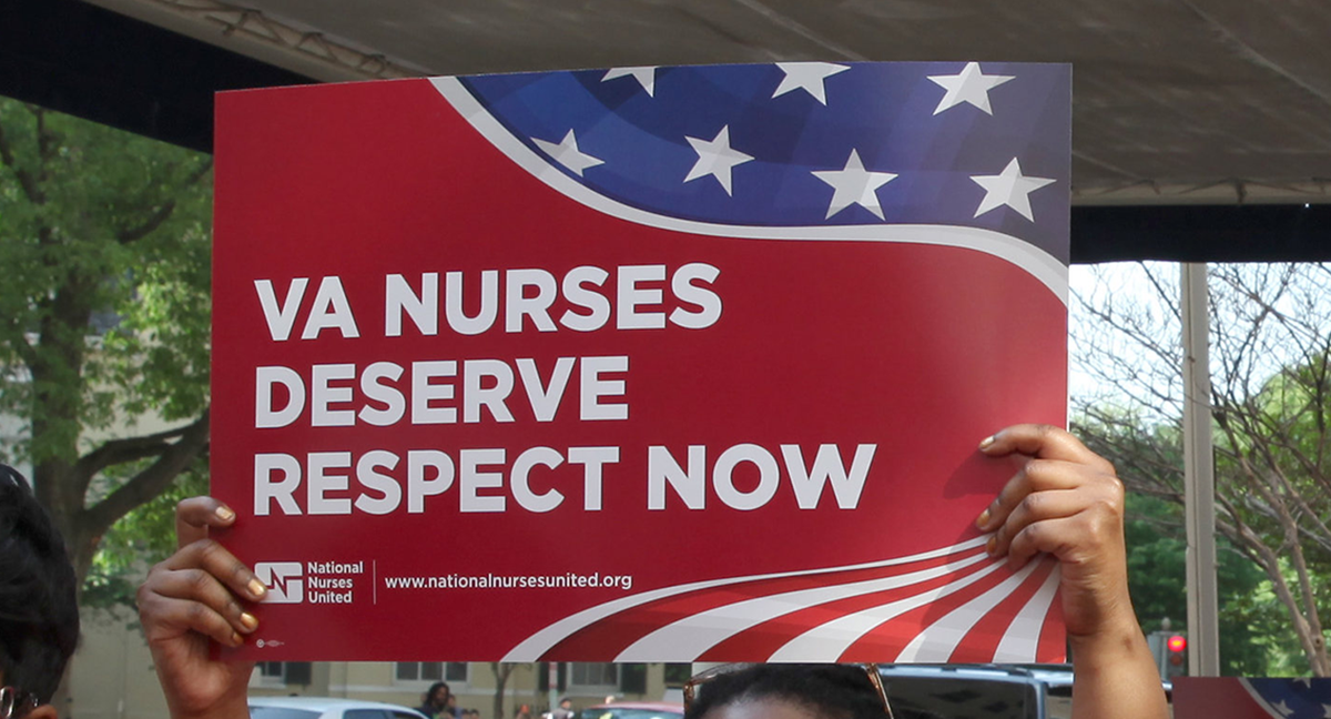 Sign "VA Nurses Deserve Respect Now"