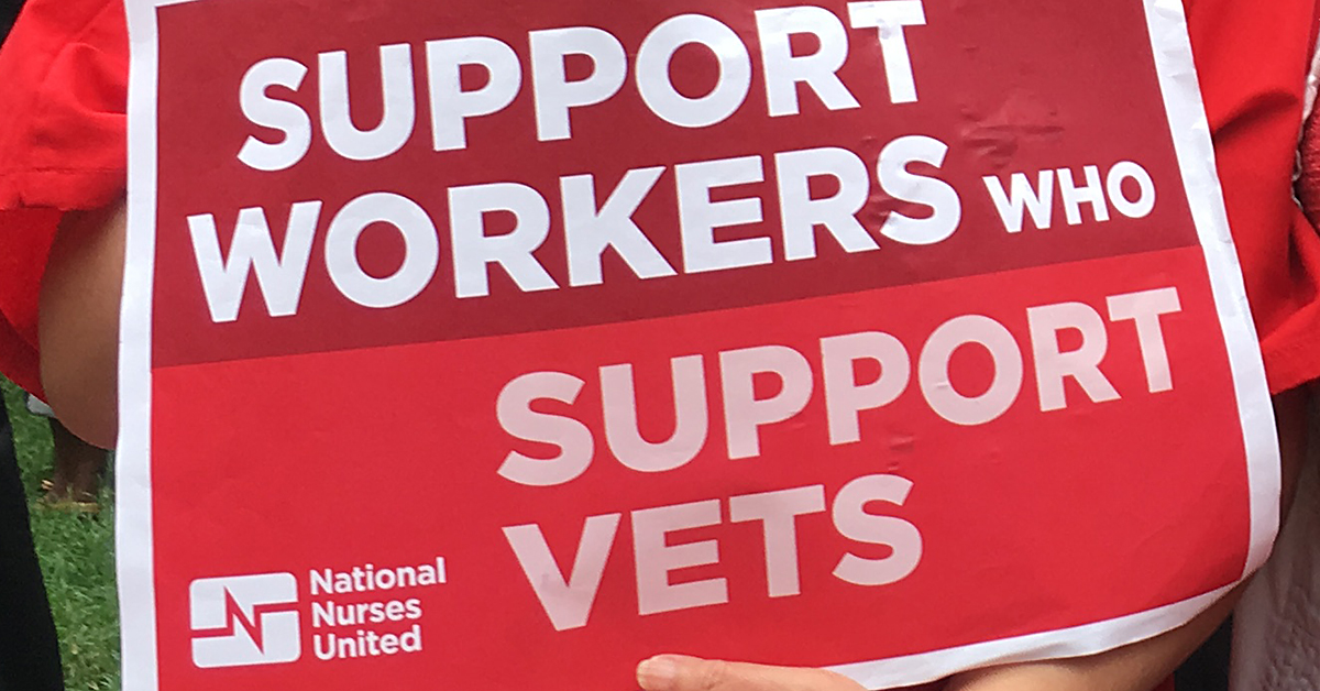 Sign: Support workers who support vets
