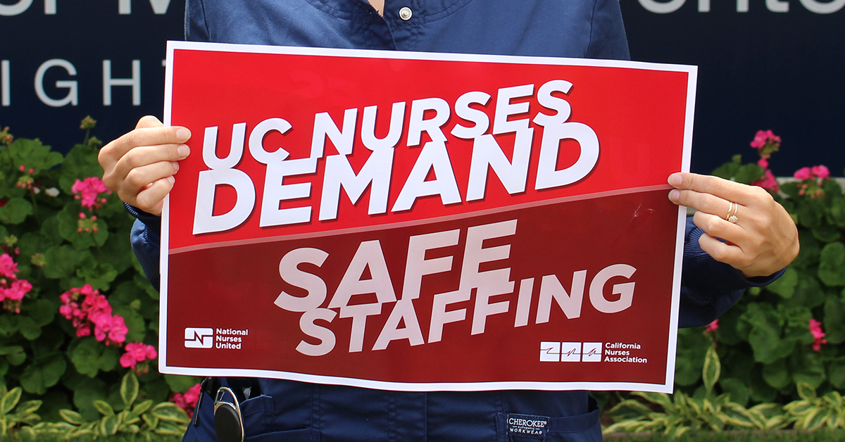UC Nurses demand safe staffing