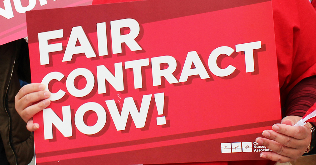 Sign: Fair Contract Now!