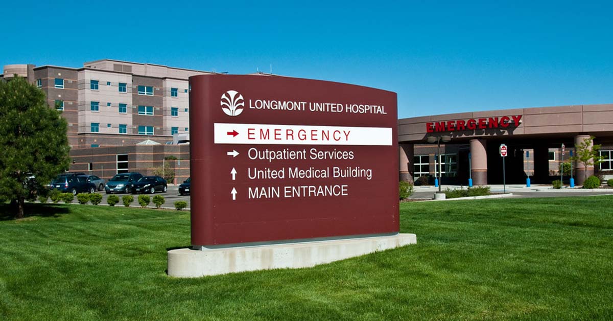 Exterior of Longmont United Hospital