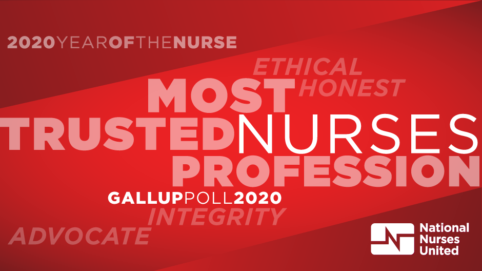 Nurse most trusted profession graphic