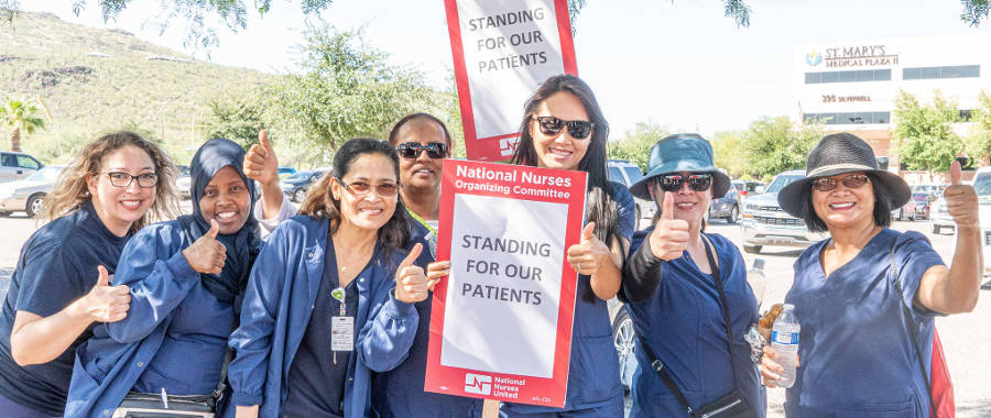 St. Mary's nurses rally for safe patient care