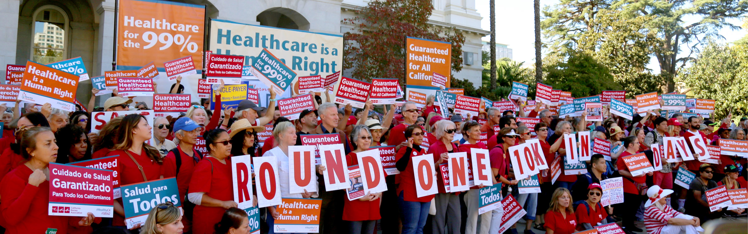 CNA and single-payer supporters rally for two days in support of SB 562