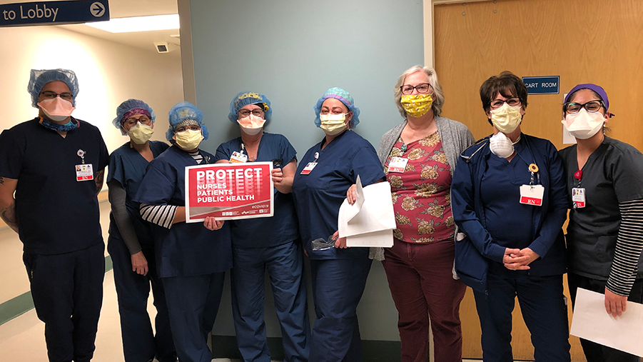 Antelope Valley Hospital nurses in hospital