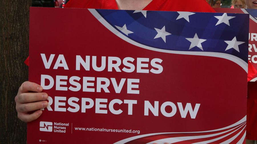 Sign "VA Nurses Deserve Respect Now"