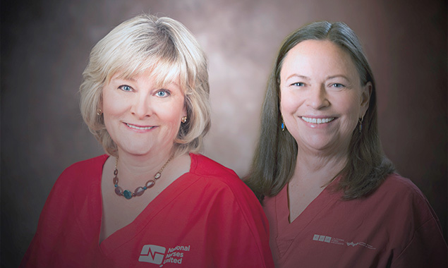 RNs and NNU Co-Presidents: Jean Ross and Deborah Burger