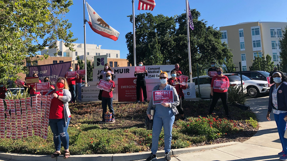 Nurses at John Muir Health Medical Center