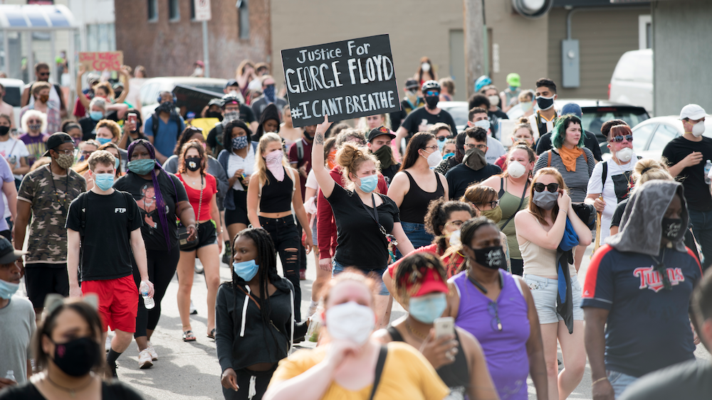 Justice for George Floyd protest