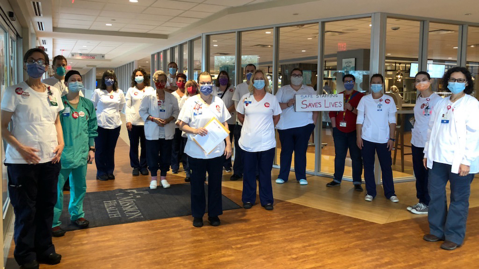 Registered nurses at HCA’s Mission Hospital in Asheville, NC