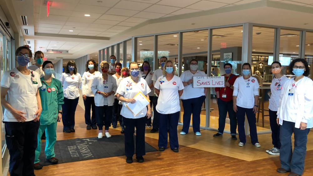 Registered nurses at HCA’s Mission Hospital in Asheville, NC