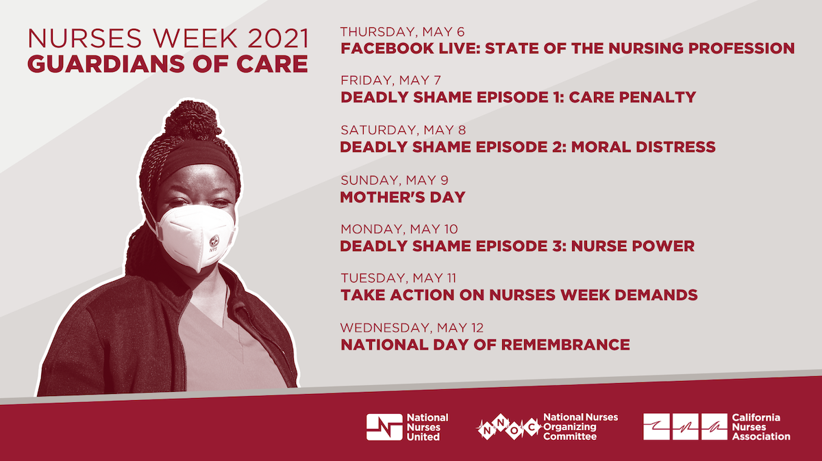 Nurses week schedule