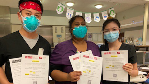 Nurses hold petitions