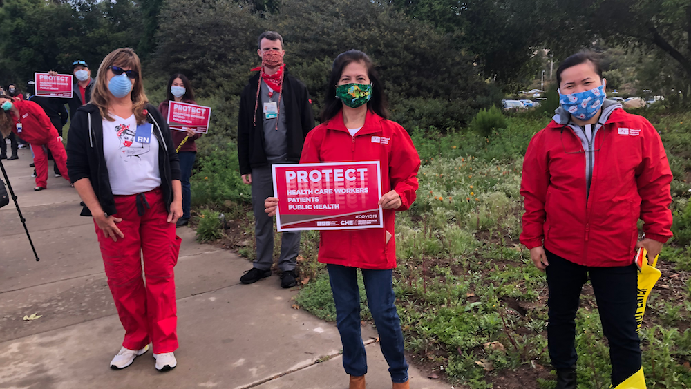 Palomar Health healthcare workers