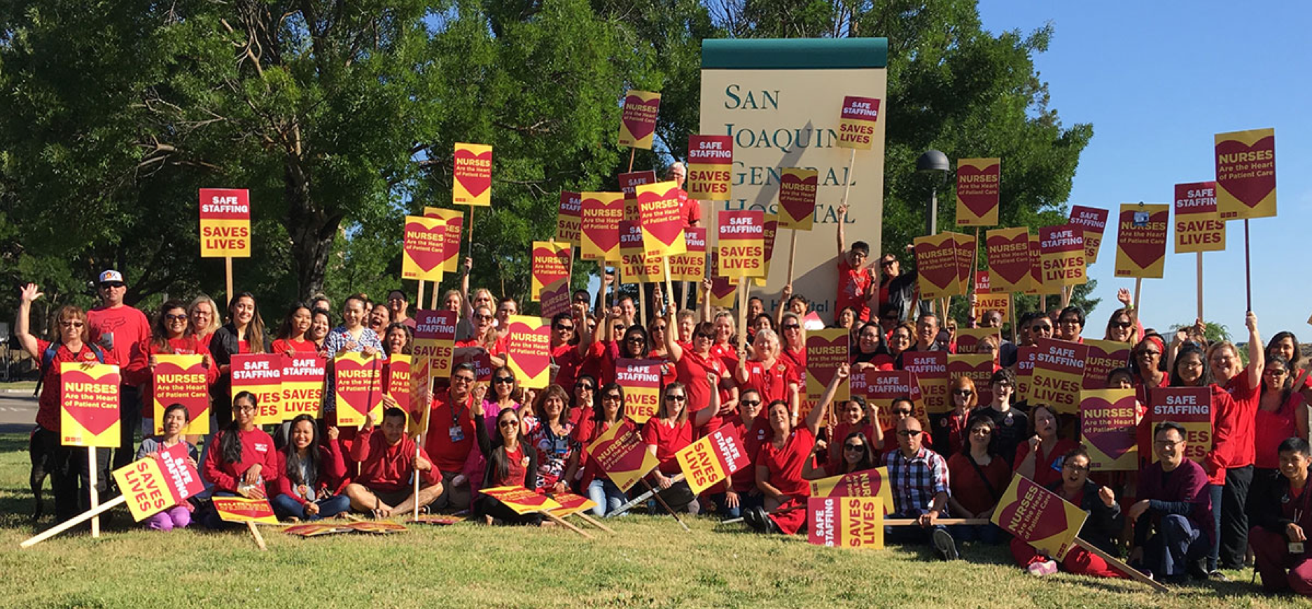 Informational Picket at San Joaquin General Hospital