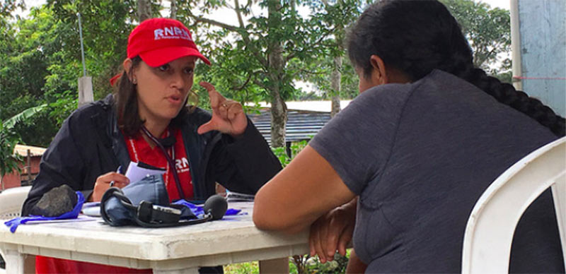 Nurse practioner Ada Bajada, RNRN volunteer