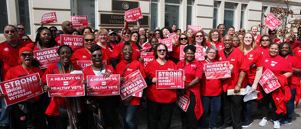 Nurses rally for Veterans healthcare