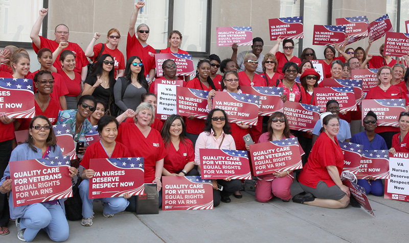 RNs and Veterans Rally to Protect Veterans’ Health Care