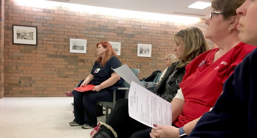Affinity Nurses at Massillon City Council meeting