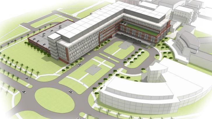Rendering of Johns Hopkins' proposed Bayview Expansion Project