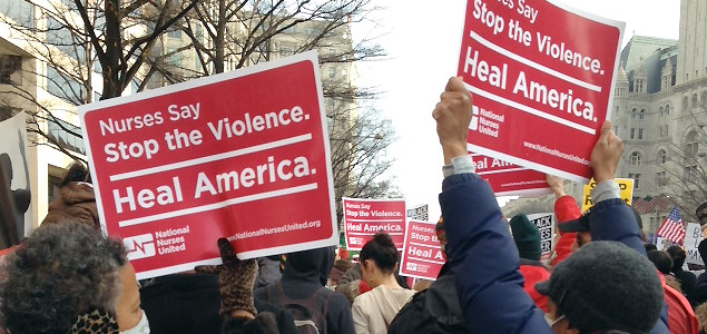 Nurses Say: Stop The Violence. Heal America.