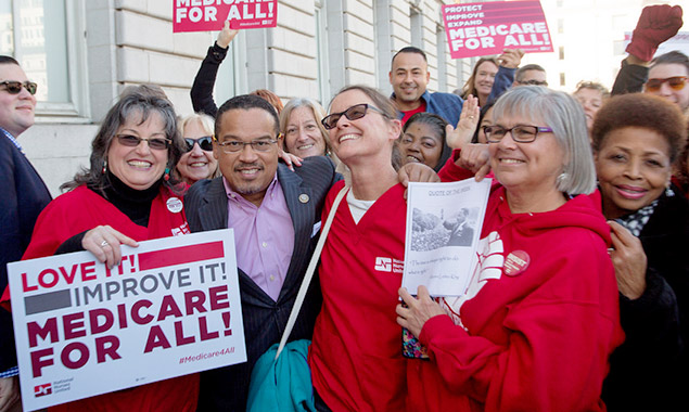 Keith Ellison at Our First Stand: Medicare For All event
