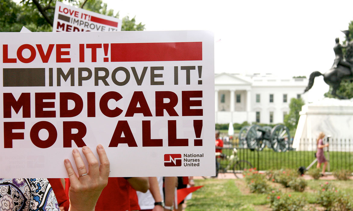 Nurses calling for Medicare for all