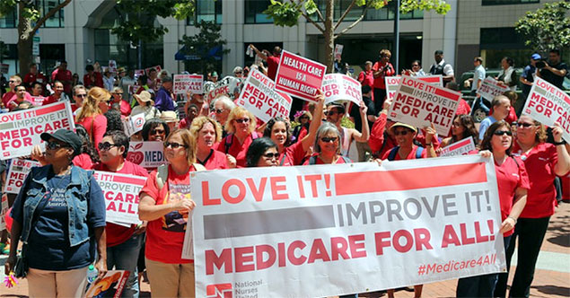 Nurses rally to win Medicare for All