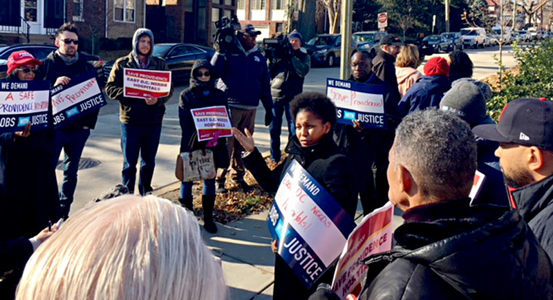 Community members rally to keep Providence Hospital open