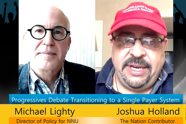 progressives debate transition to single payer